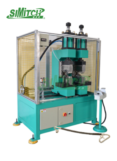 Double end hose riveting machine